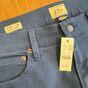 J. Crew Men’s Blue 770 chinos